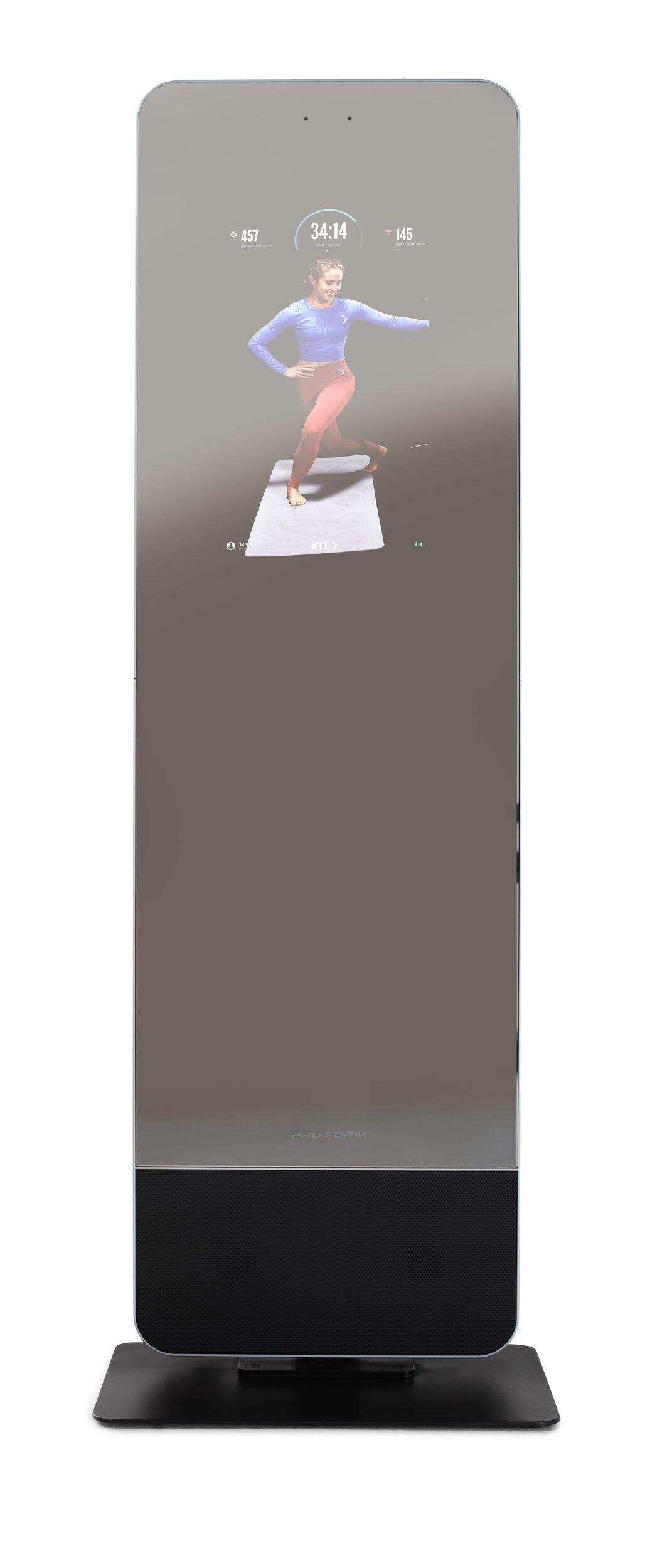ProForm Vue Fitness Mirror with Capacitive Touch Display - iFit Enabled Front_Flat