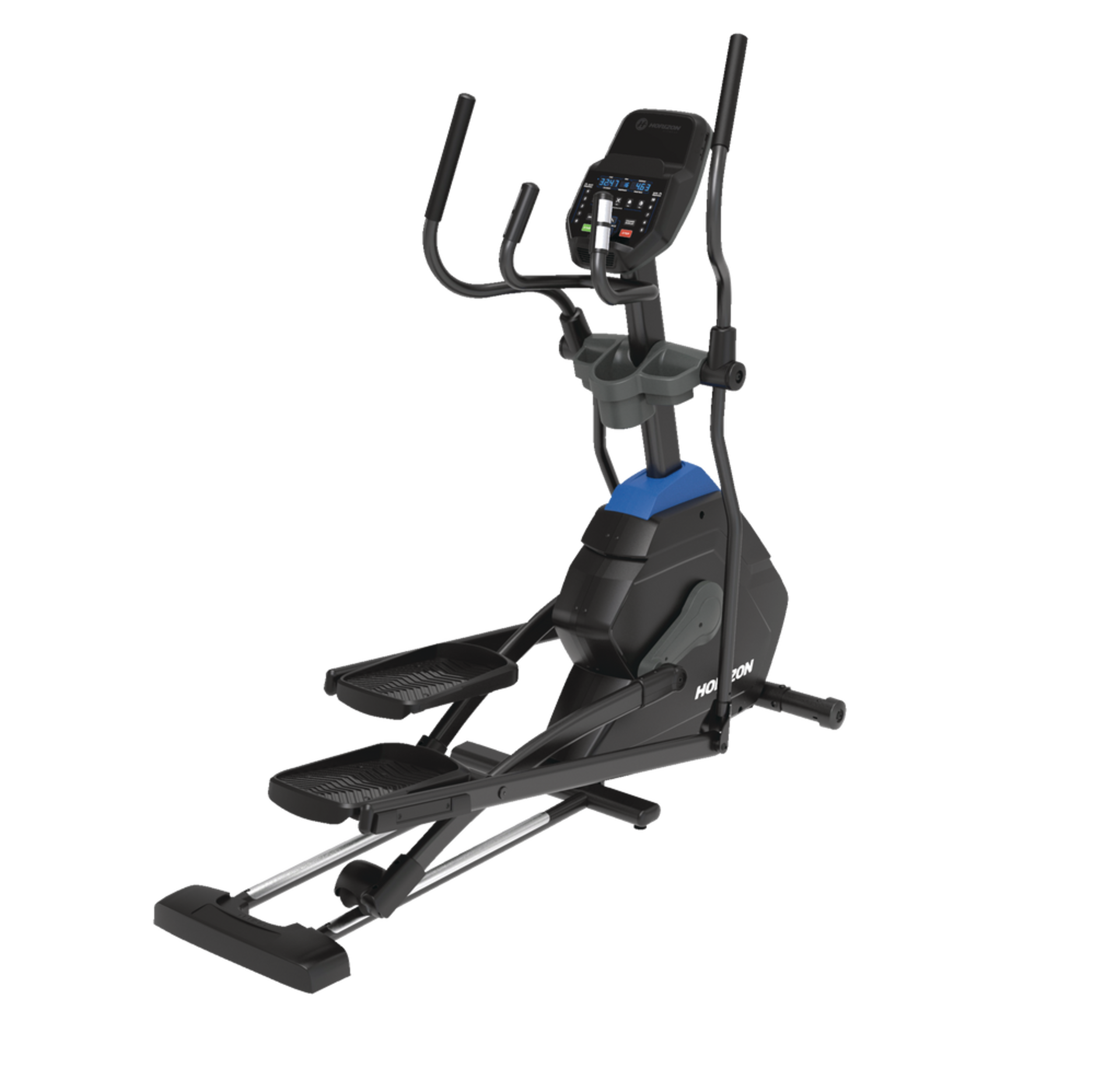Horizon EX59 Elliptical Machine/Trainer Front_Three_Fourths_Angled_Right