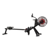 Sunny Health & Fitness RW200 Magnetic Air Rower Front_Three_Fourths_Angled_Right