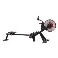 Sunny Health & Fitness RW200 Magnetic Air Rower Front_Three_Fourths_Angled_Right