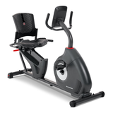 Schwinn 230 Recumbent Indoor Bike, Bluetooth Compatible Front_Three_Fourths_Angled_Right