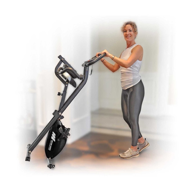 Motion C4 Folding Indoor Stationary Exercise Bike Canadian Tire