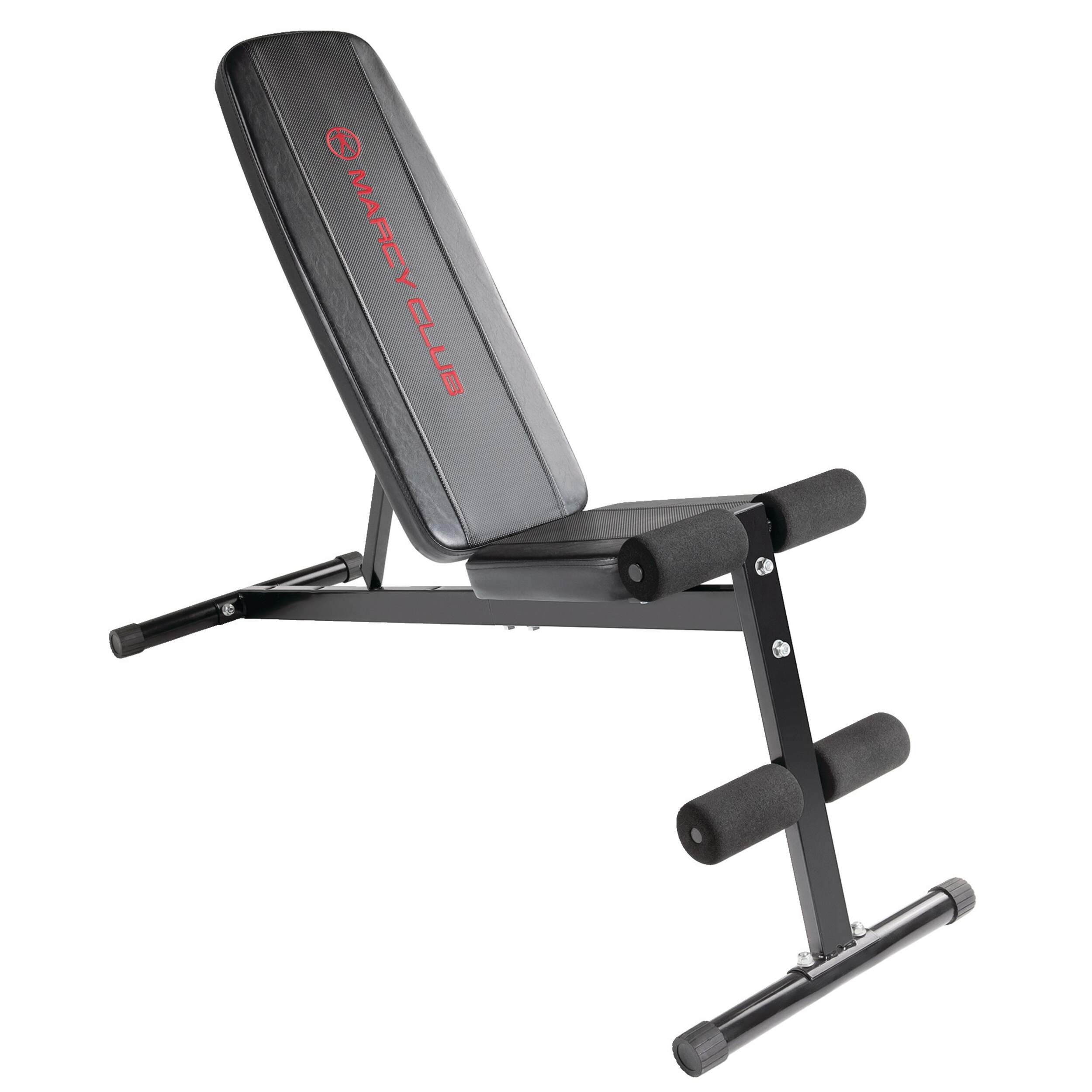 Marcy MKB-211 Club Adjustable Utility Weight Bench for Full Body Workout Front_Three_Fourths_Angled_Right