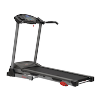 Sunny Health TM1 Folding Treadmill Front_Three_Fourths_Angled_Left