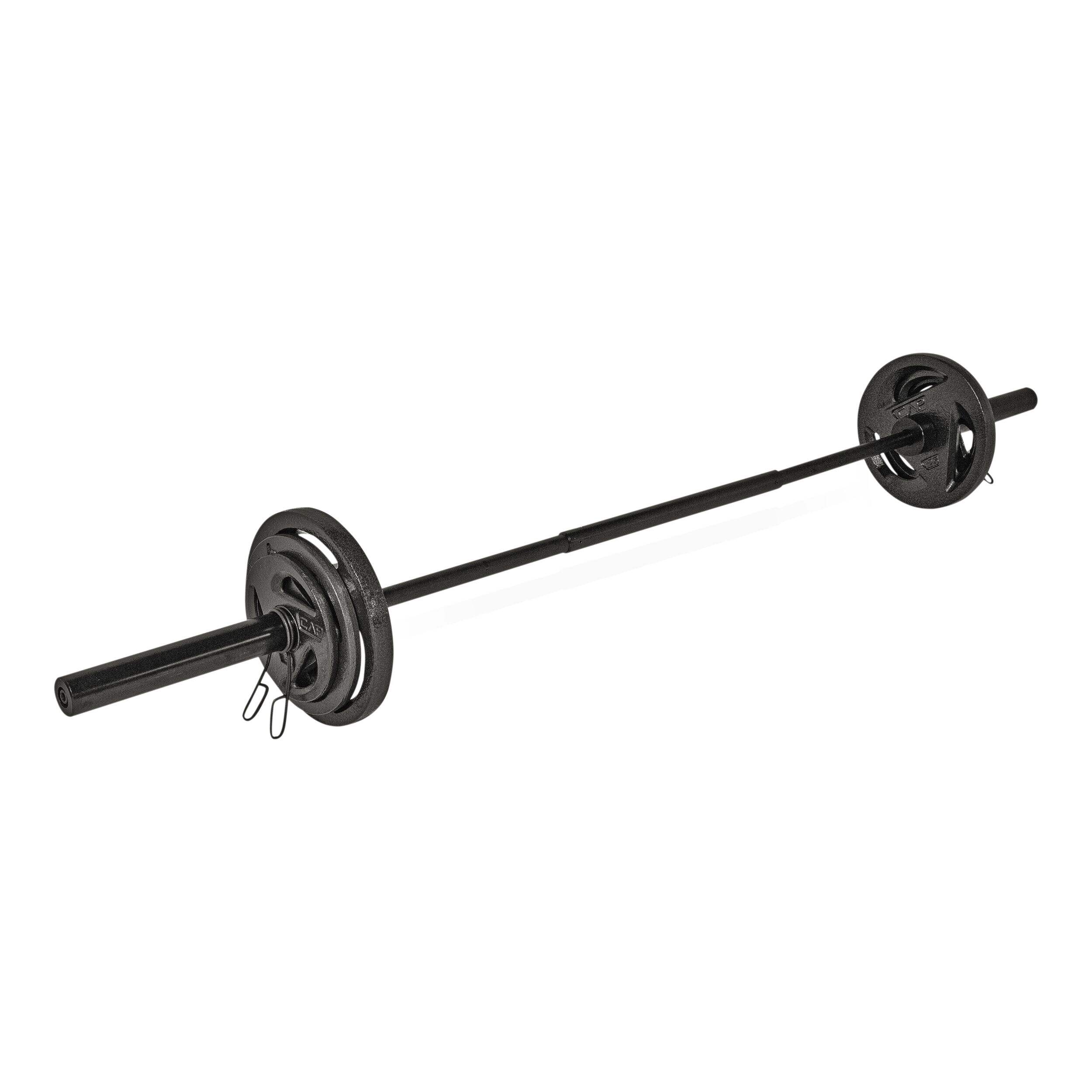 Cap Barbell - Barre longue de musculation 30 lb, 7 pi Front_Angled_Right