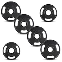 Cap Barbell Olympic Plate Weight Set, 6-pc