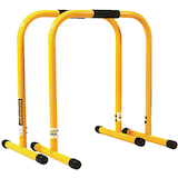 Lebert EQualizer Total Body Strengthener Dip Bar Stand, 2-pc Front_Three_Fourths_Angled_Right