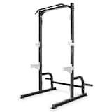 Marcy SM-8117 Adjustable Walk-in Squat Rack & Pull-Up Bar Front_Angled_Left
