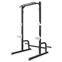 Marcy SM-8117 Adjustable Walk-in Squat Rack & Pull-Up Bar Front_Angled_Left