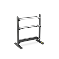 Ziva 3-Tier Storage Rack, Weight Rack for Dumbbells, Kettlebells Front_Three_Fourths_Angled_Right