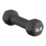 Haltère hexagonal en néoprène WA:KE Athletic, simple, choix de poids Front_Angled_Right