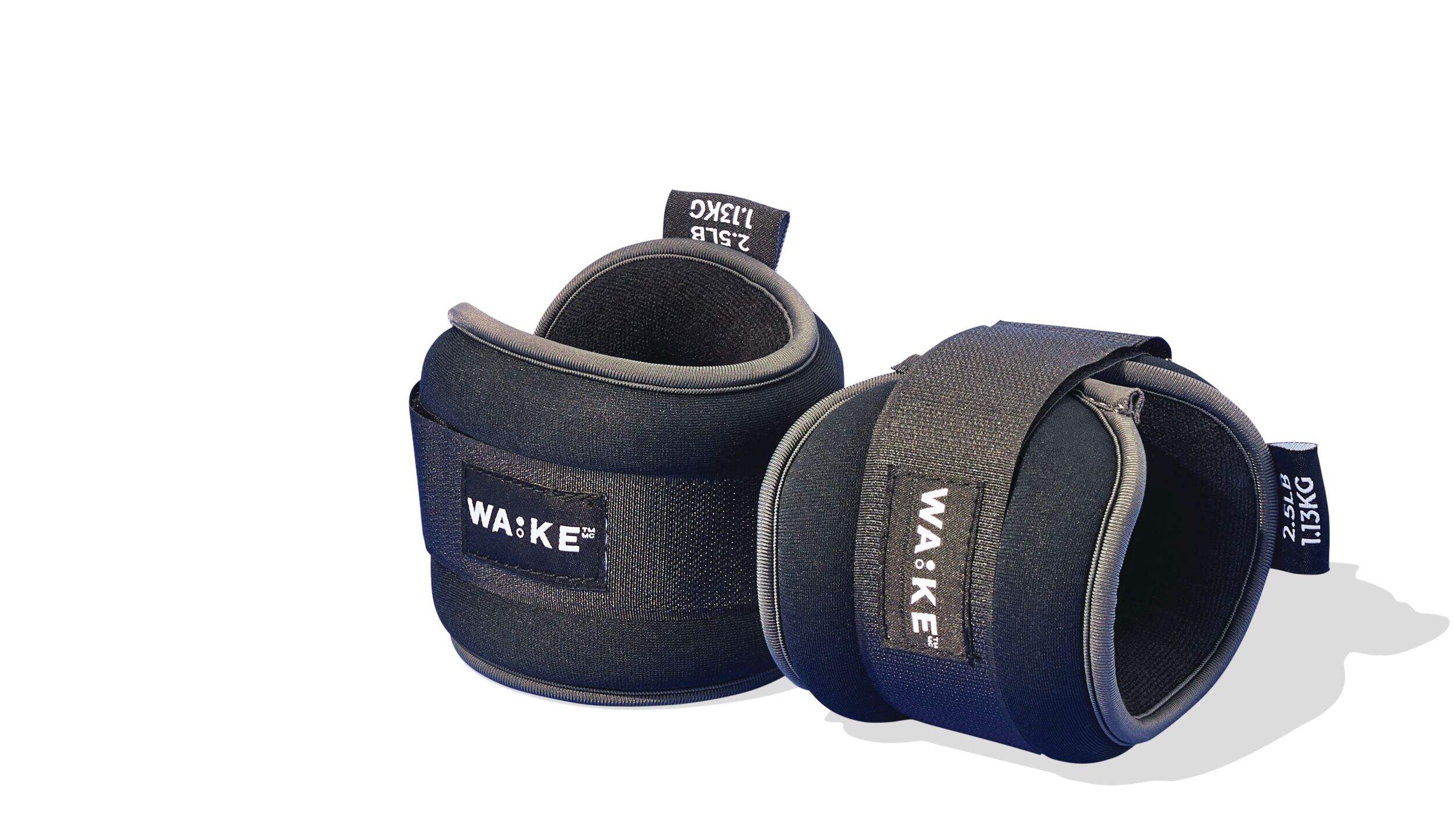 WA:KE Athletic Comfort Fit Wrist/Ankle Weights, 2.5-lb, 2-pc Front_Angled_Left