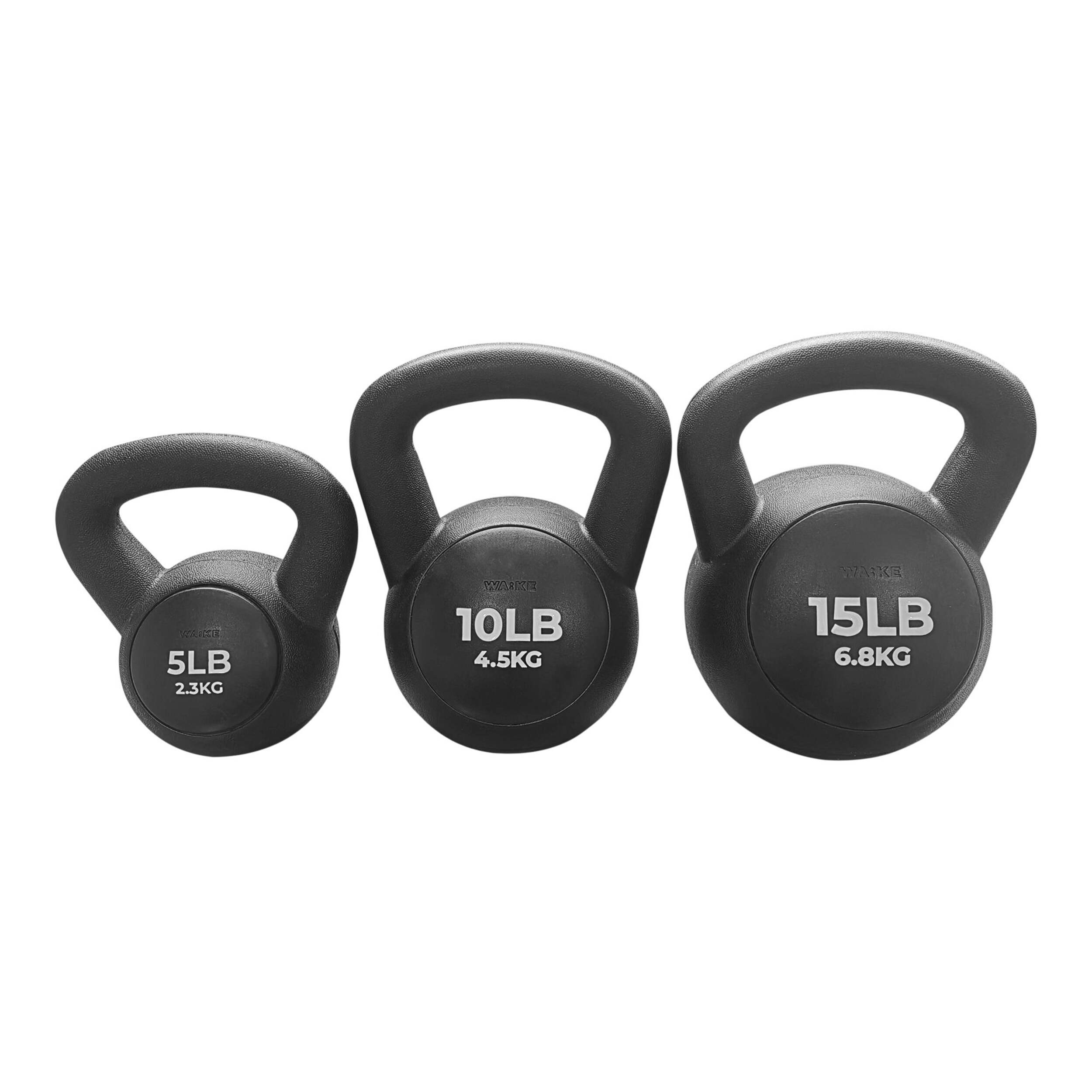 Haltères russes WA:KE Athletic 30 lb, paq. 3 Front_Elevated