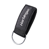 Bande de cheville rembourrée ajustable Harbinger, noir, paq. 1 Front_Angled_Left