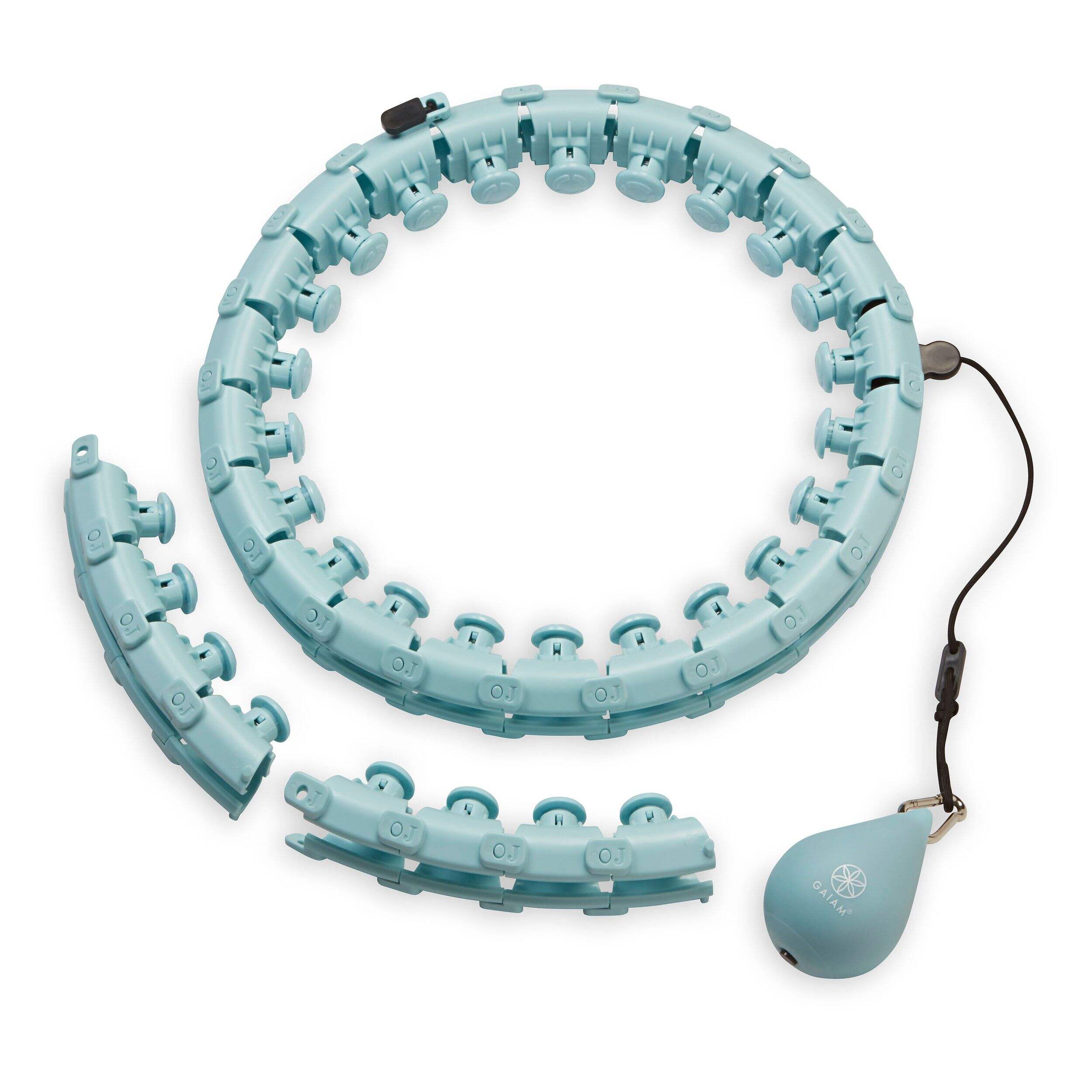 Gaiam Weighted Fitness Hoop with 1-lb Weighted Ball Composite_or_Mixed