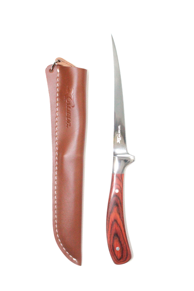 Xcalibur Wooden Fillet Knife, 6-in