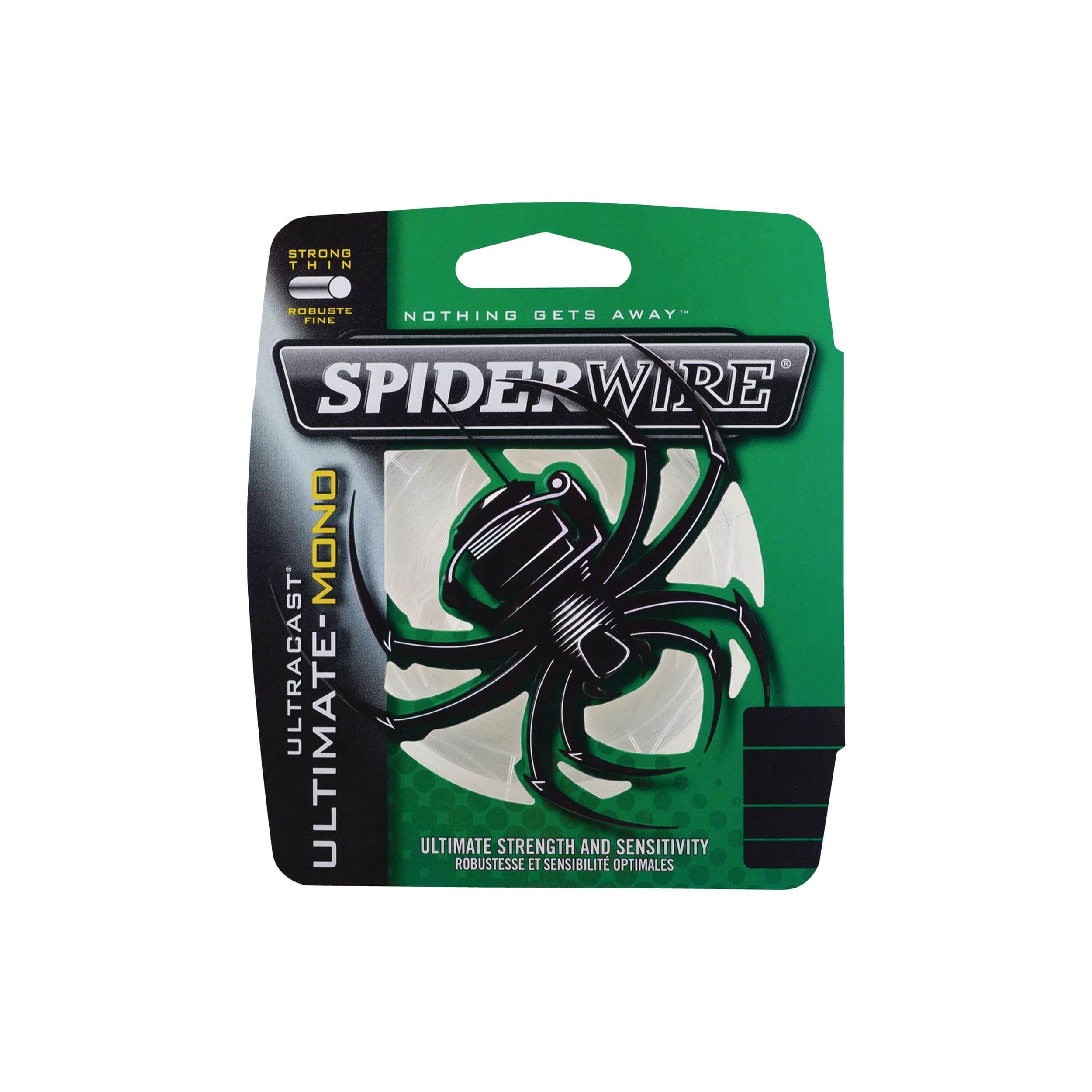 SpiderWire Ultracast Ultimate-Mono 8lb Clear 330yd .009 in Avg Dia