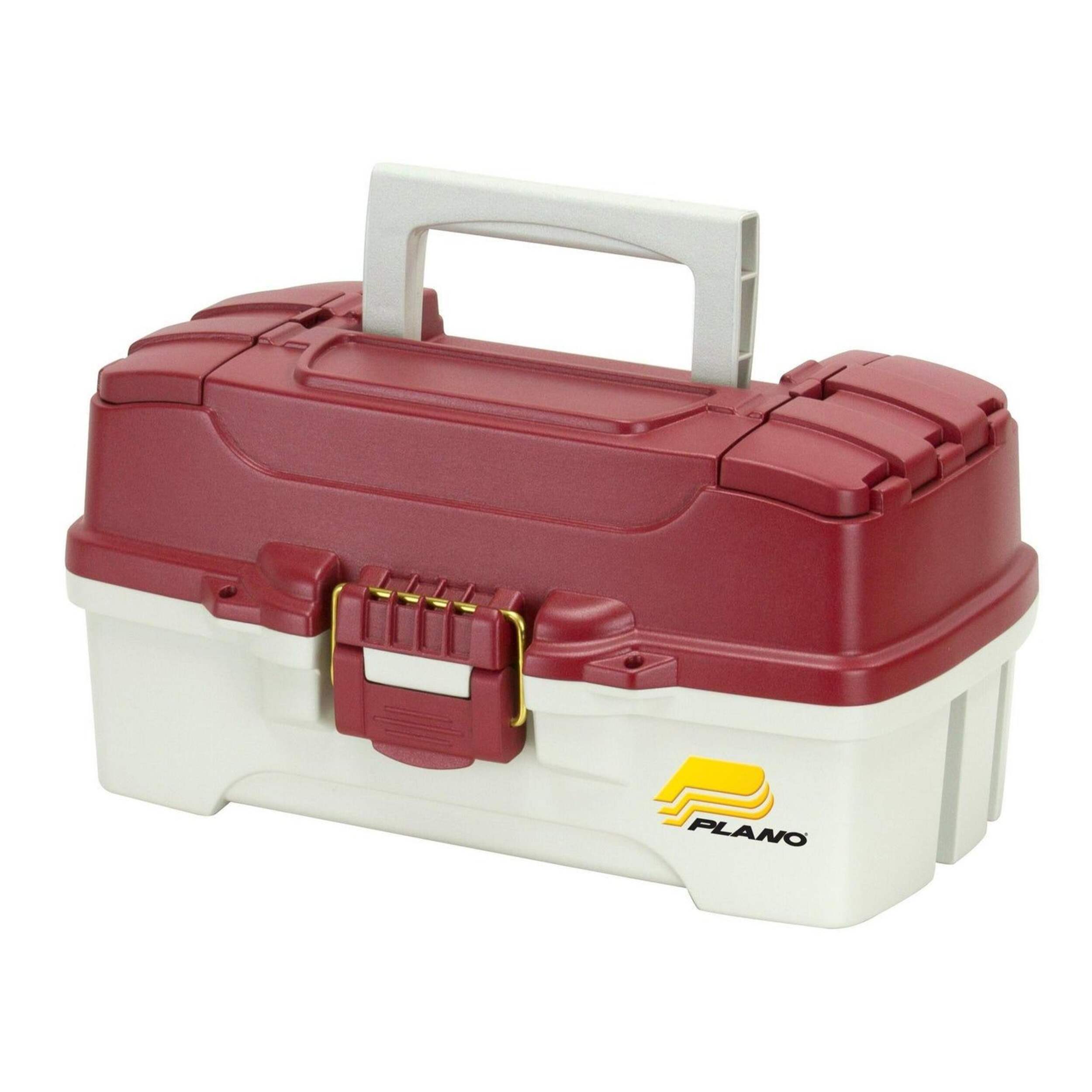 Plano Hard Tackle Box, 1-Tray Front_Angled_Left