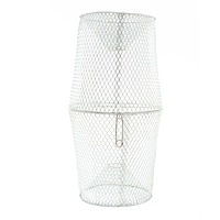Promar Galvanized Minnow & Crawfish Steel Trap Front_Elevated