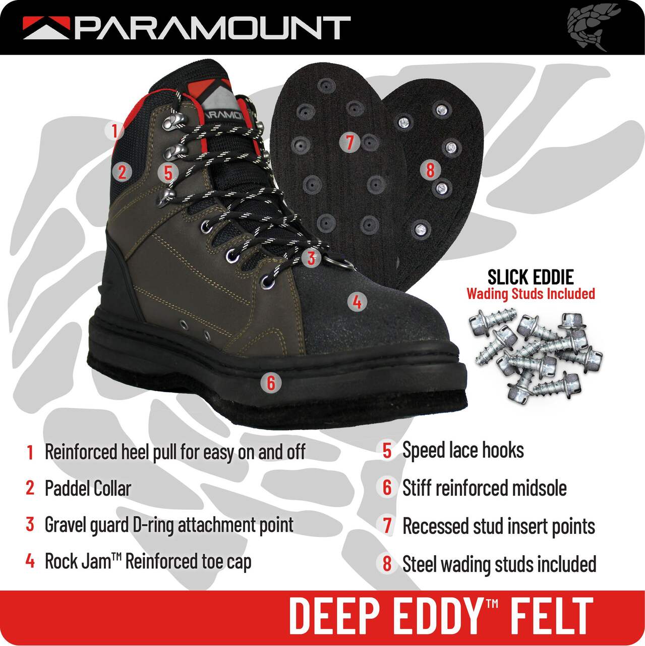 Paramount Deep Eddy Wading Boots