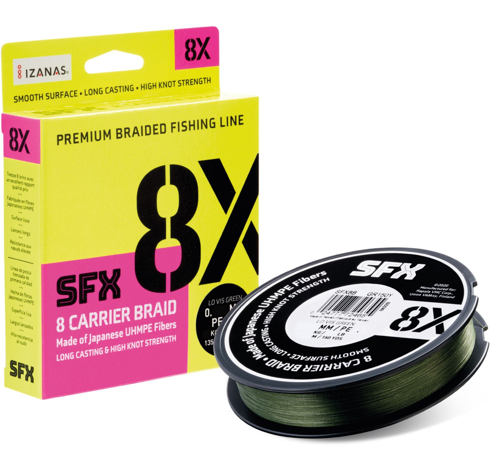 Sufix X8 Braided Fishing Line, Green | Canadian Tire