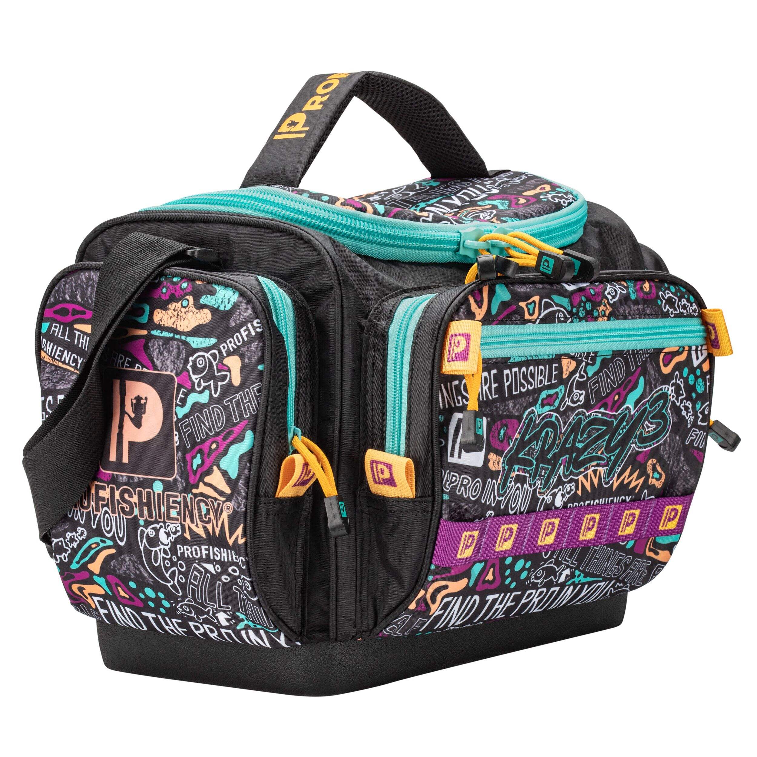 Profishiency Krazy 3 Soft Tackle Bag, 3600 Front_Three_Fourths_Angled_Right