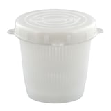 Scotty #670 Vented Bait Jar with Quick Lock Threaded Lid, 0.5-L, White Front_Elevated