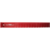 Red Wolf Plastic Ruler, 18-in Front_Flat