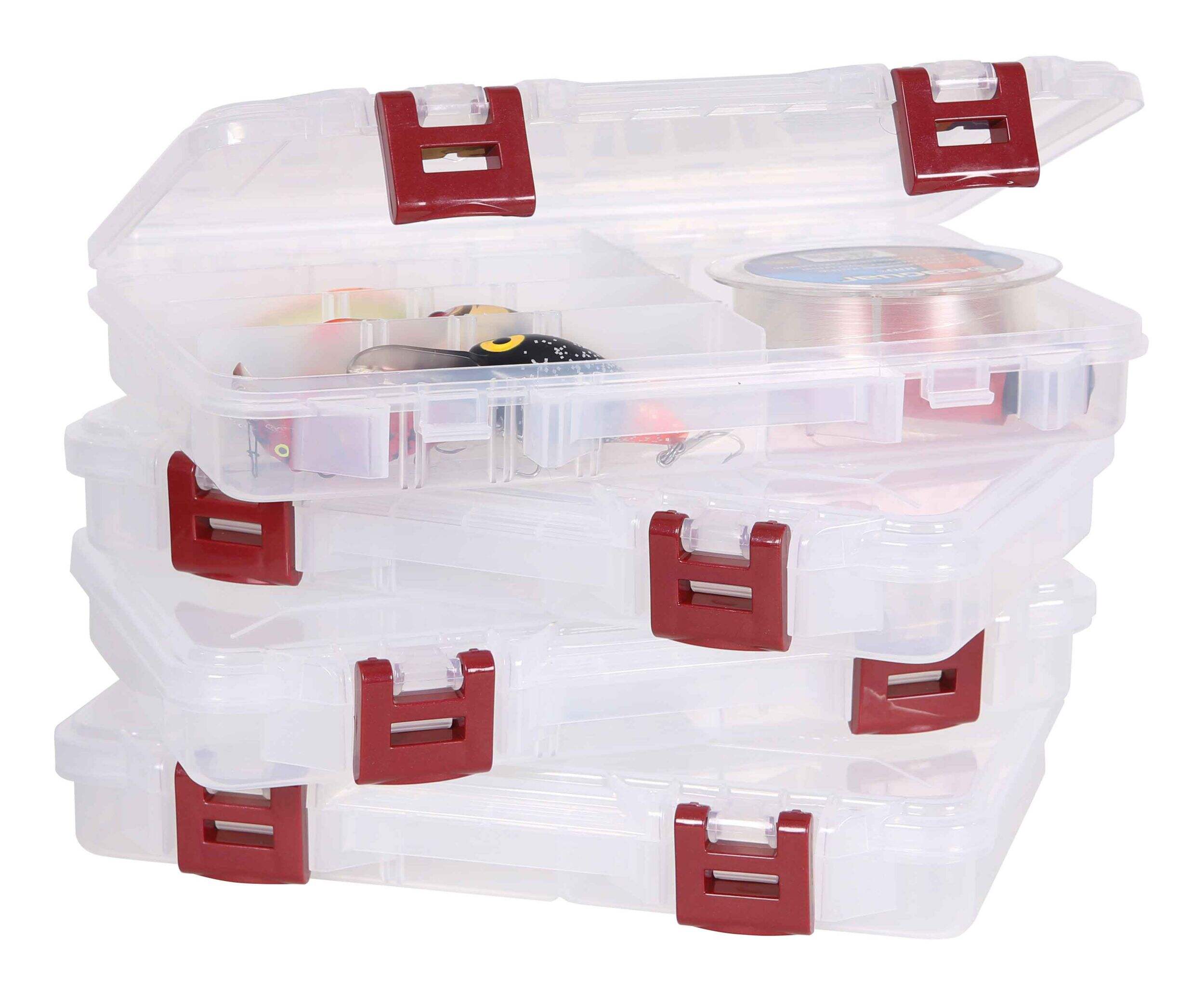 Plano 3650 Stowaway Storage Box,Value Pack, 4-pk Composite_or_Mixed