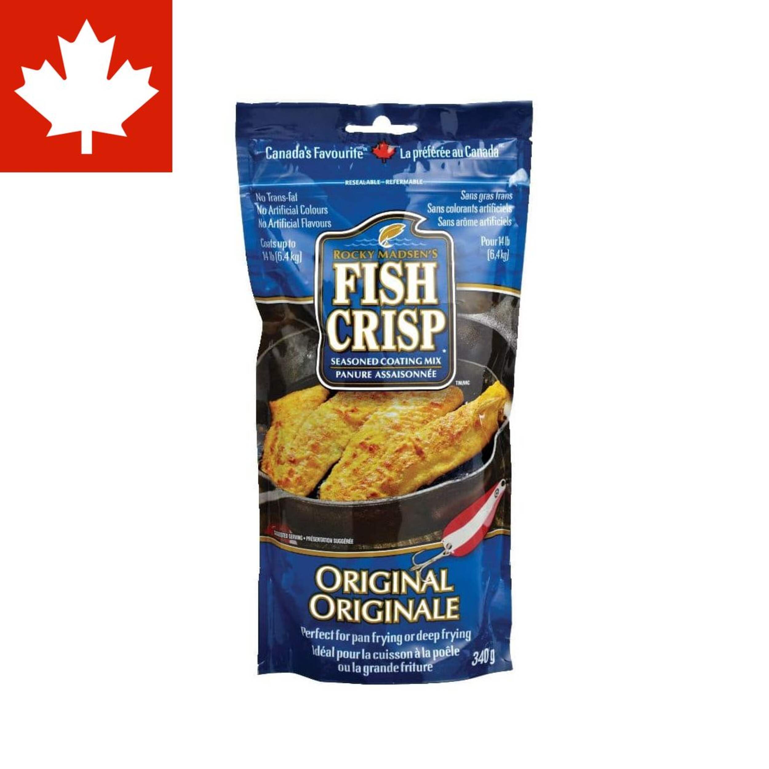 McCormick Fish Crisp Coating Mix, 340g, Original Front_Flat