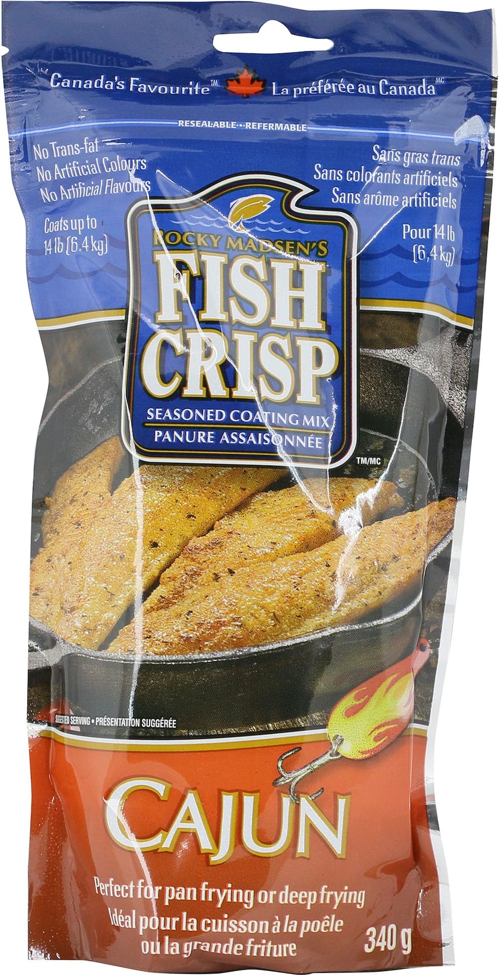 McCormick Fish Crisp Coating Mix, 340g, Cajun
