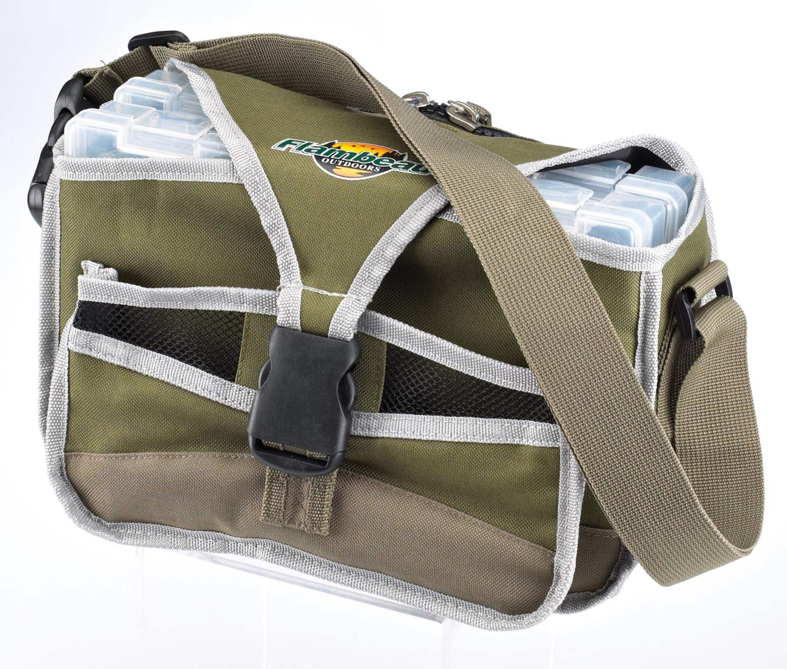Flambeau Front Loading Tackle Box with Tackle Bag Front_Angled_Left