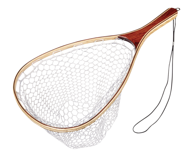 Lucky Strike Wooden Trout Fishing Net with Rubber Mesh Canadian Tire