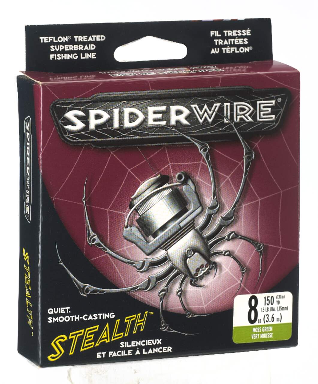 Spiderwire Stealth Braid 125 Yards 20lb Test Blue Camo Fishing Line for  sale online