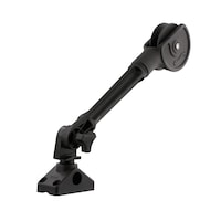Scotty #750 Trap-ease Roller with Combination Side/Deck Mount Front_Three_Fourths_Angled_Left