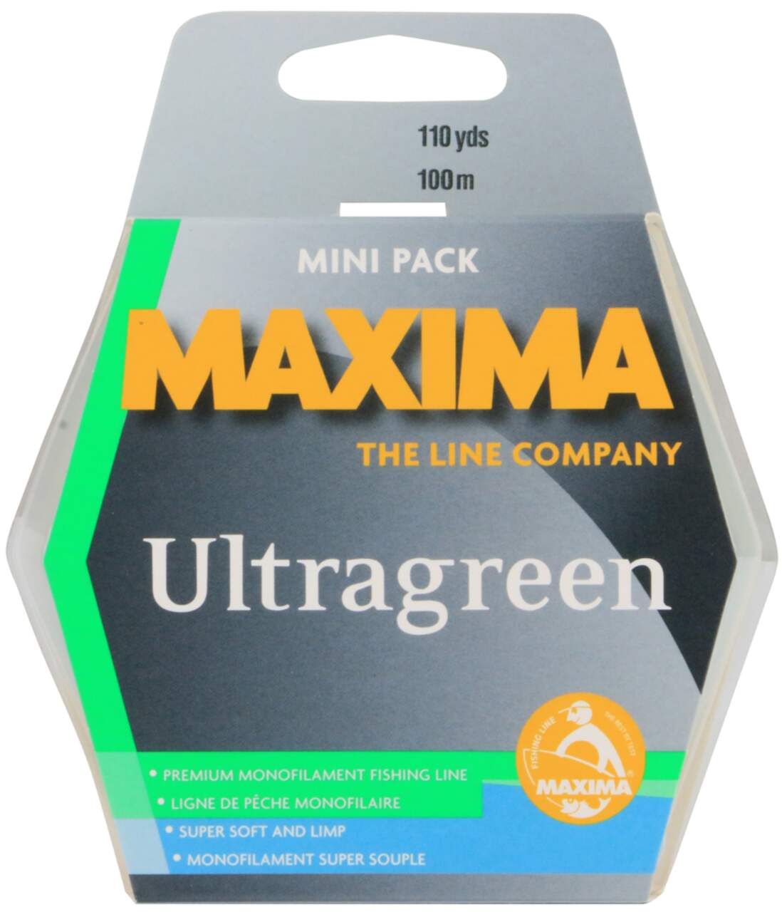 Maxima Ultragreen Monofilament Fishing Line, Green