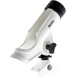 Scotty #230 Power Lock Rod Holder with Combination Side/Deck Mount, White/Grey Front_Angled_Left