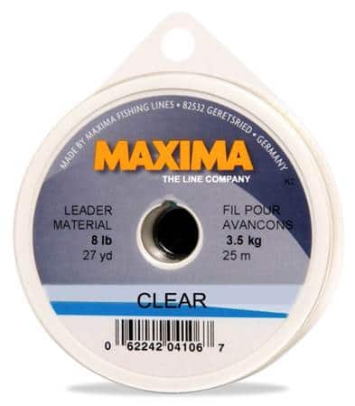 Maxima Monofilament Leader Material, Clear