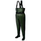 Outbound Women's Bootfoot Waders, Green Front_Angled_Left