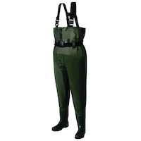 Outbound Women's Bootfoot Waders, Green Front_Angled_Left