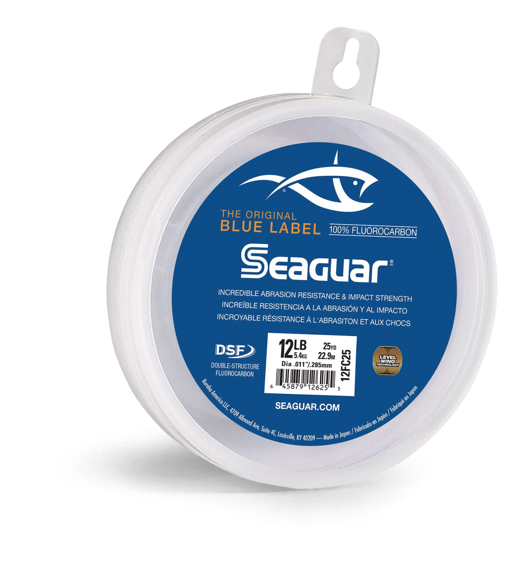 Seaguar Blue Label Fluorocarbon Leader Material, Clear