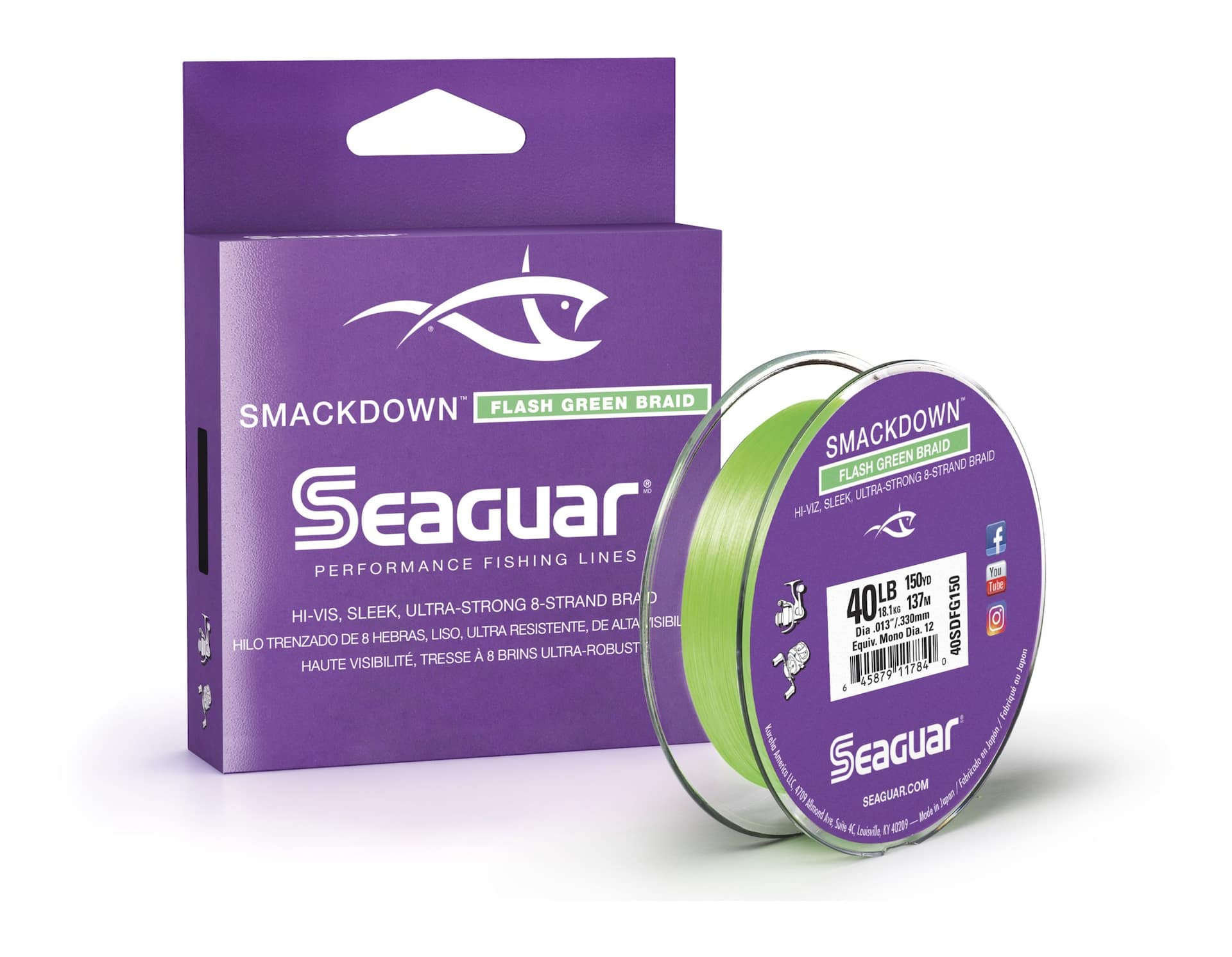 Seaguar Abrazx 100% Fluorocarbon 200 Yard Fishing Line (4-Pound