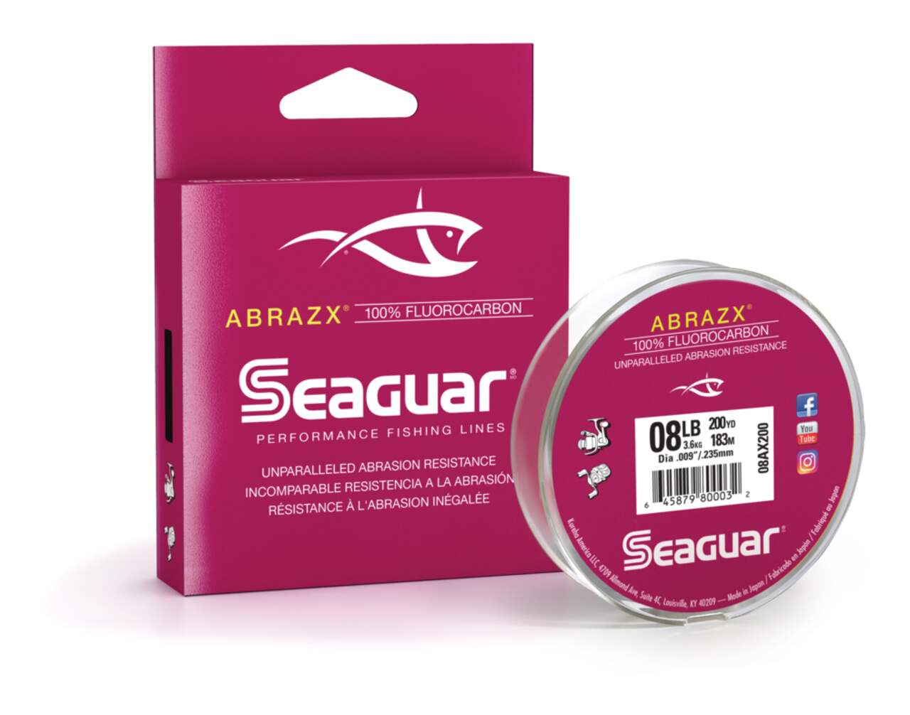 Seaguar AbrazX Fishing Line 1000 yards 15 lbs 15AX1000 - Yahoo Shopping