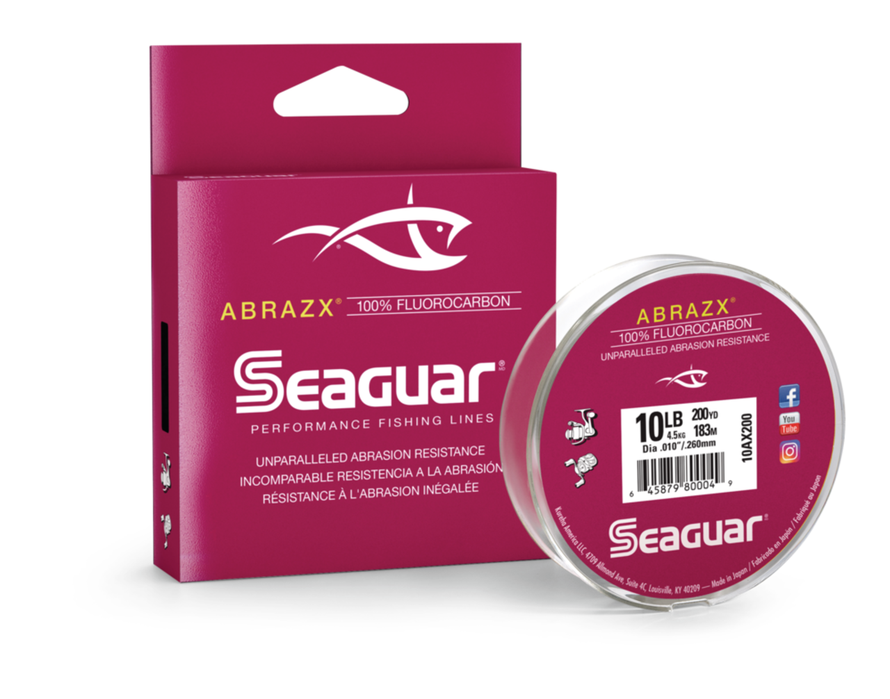 Seaguar Red Label 6 Lb 200 Yards Fluorocarbon Fishing Line Clear