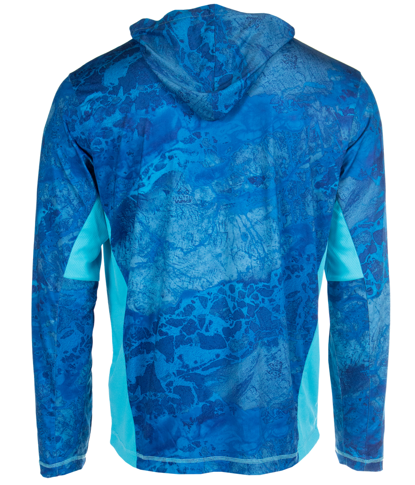 Realtree Wav3 UPF Adult Camo Hoodie, Blue | Canadian Tire