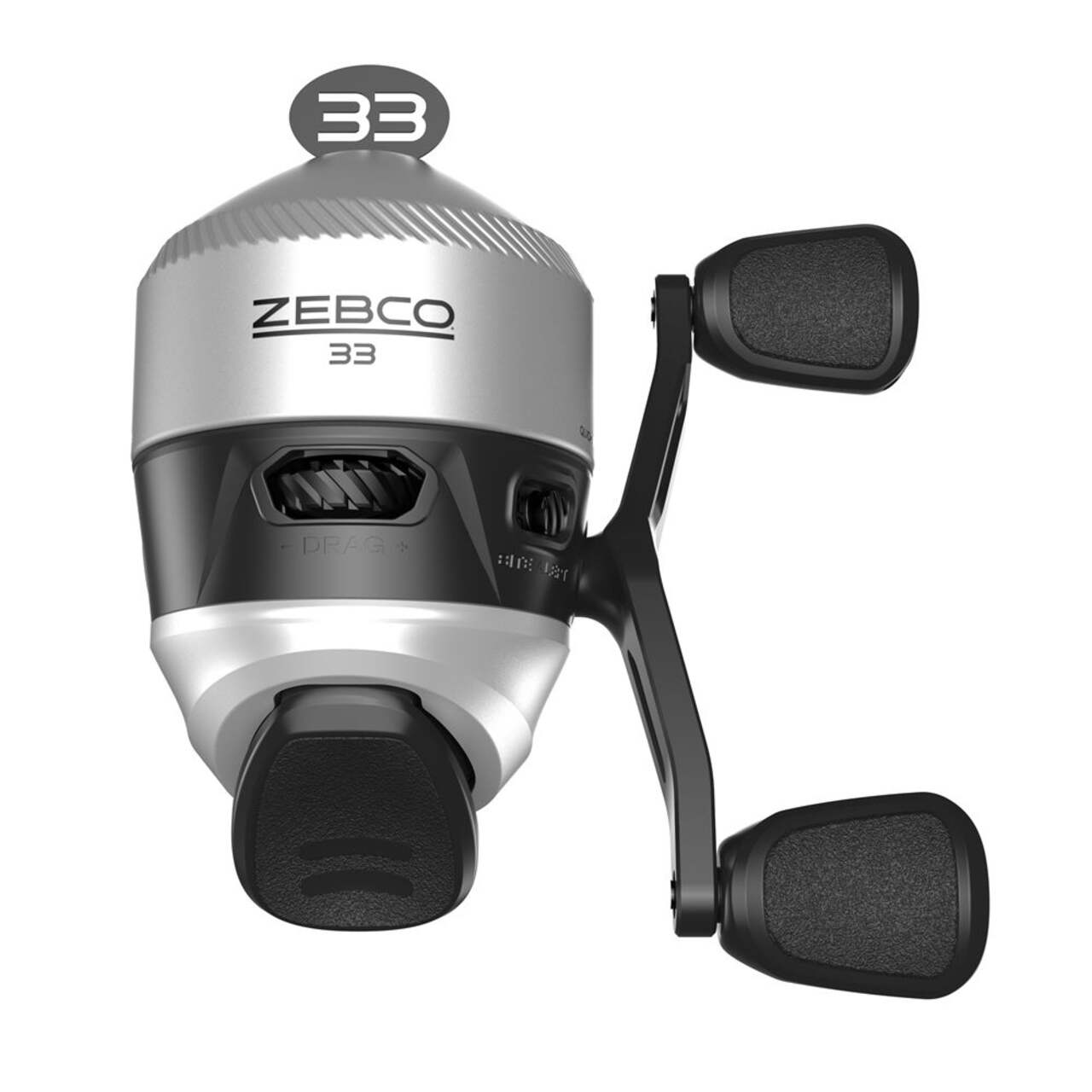 Zebco 33 Gold Spincast Fishing Reel, Size 30 Reel, Changeable Right- or  Left-Hand Retrieve, Durable All-Metal Gears, Pre-Spooled with 10-Pound Zebco  Cajun Fishing Line, Silver/Gold 