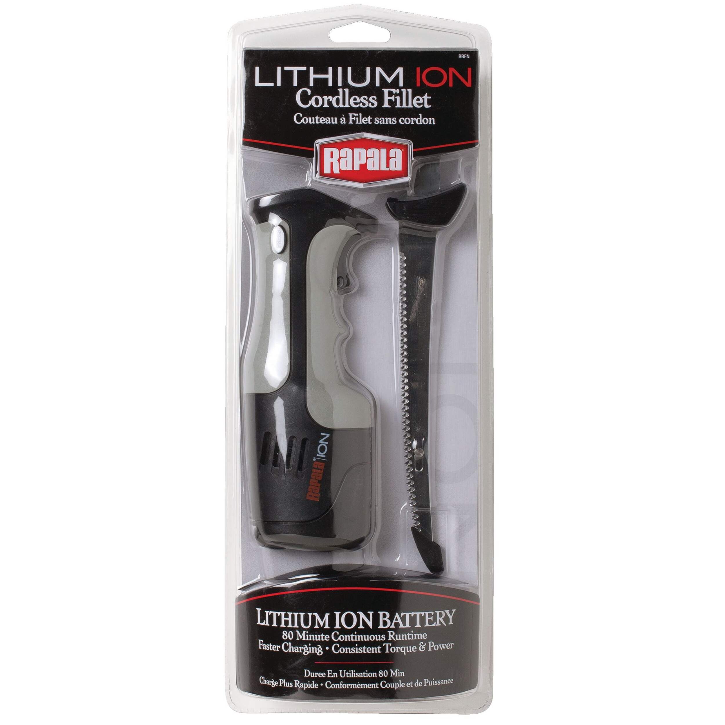 Rapala Lithium Ion Cordless Fillet Knife Front_Flat