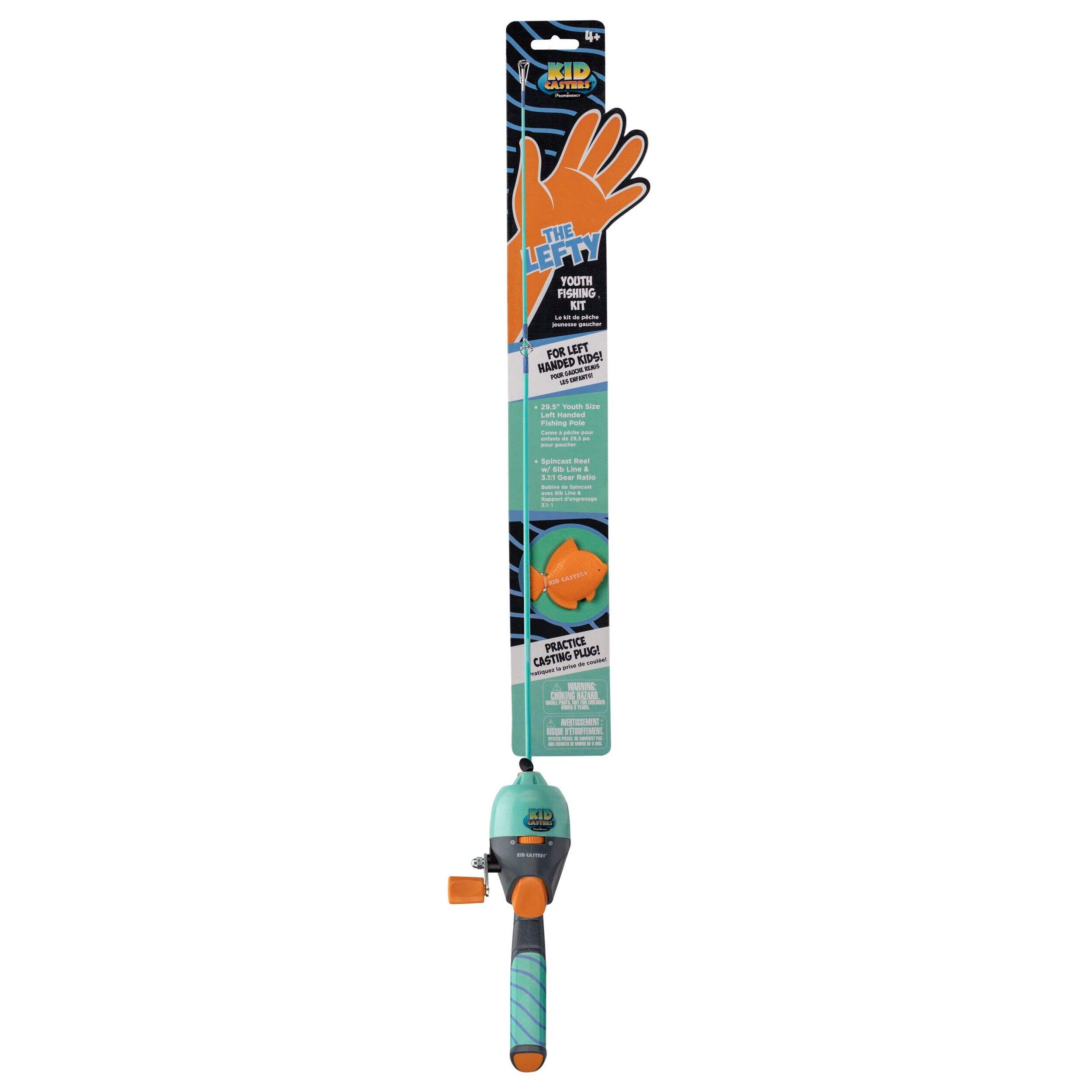 Kid Casters The Lefty Spincast Combo Front_Flat