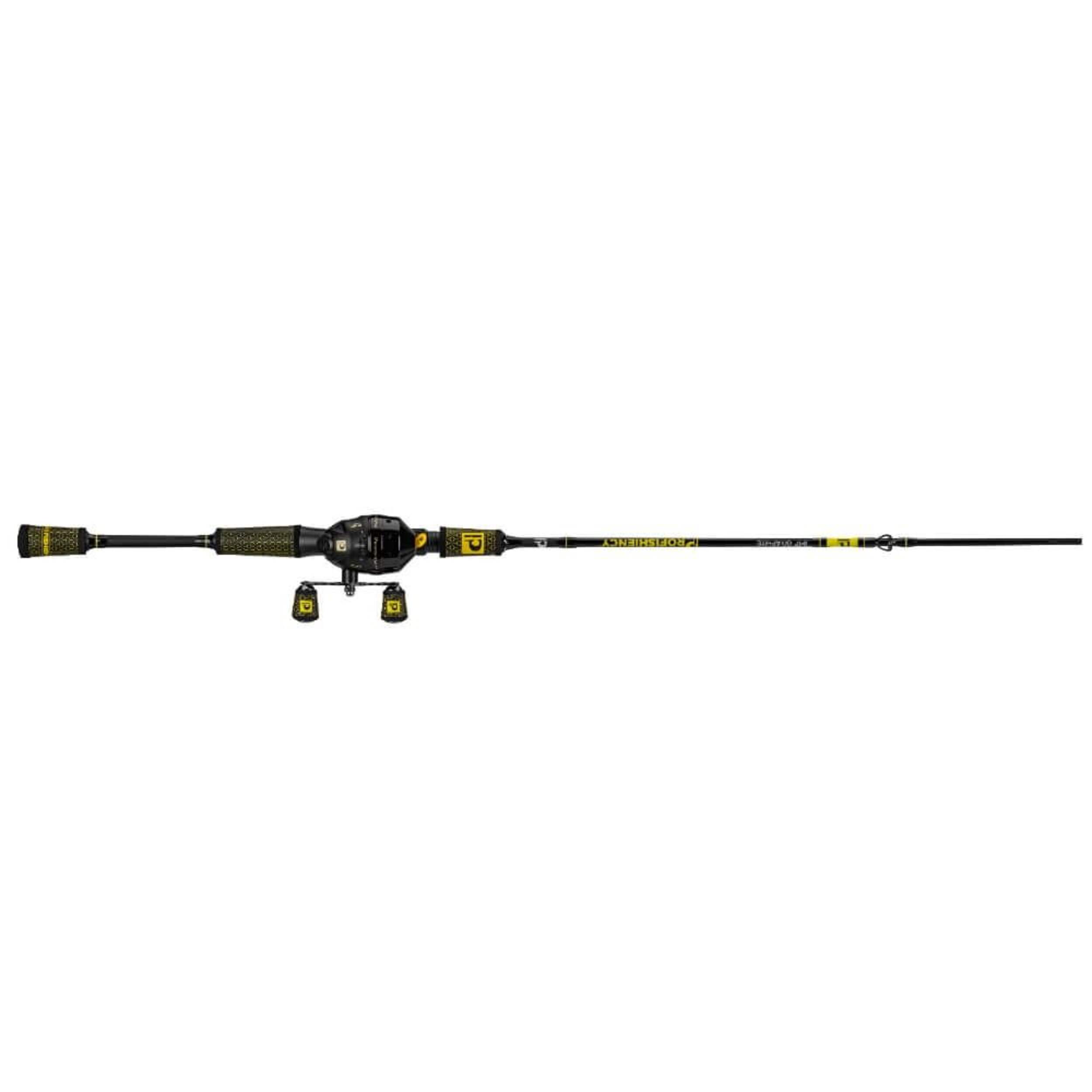 Profishiency Bumble Bee Spincast Combo, Medium, 5.6-ft Overhead_Flat