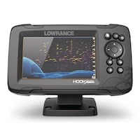 Lowrance HOOK Reveal 5x SplitShot avec échosondeur CHIRP et DownScan Imaging Front_Elevated